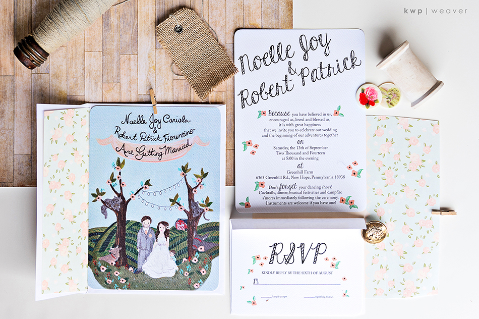 farm wedding invitations