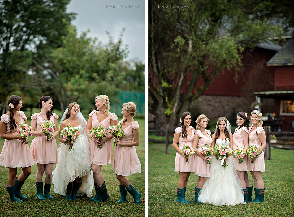 light pink bridesmaid dress