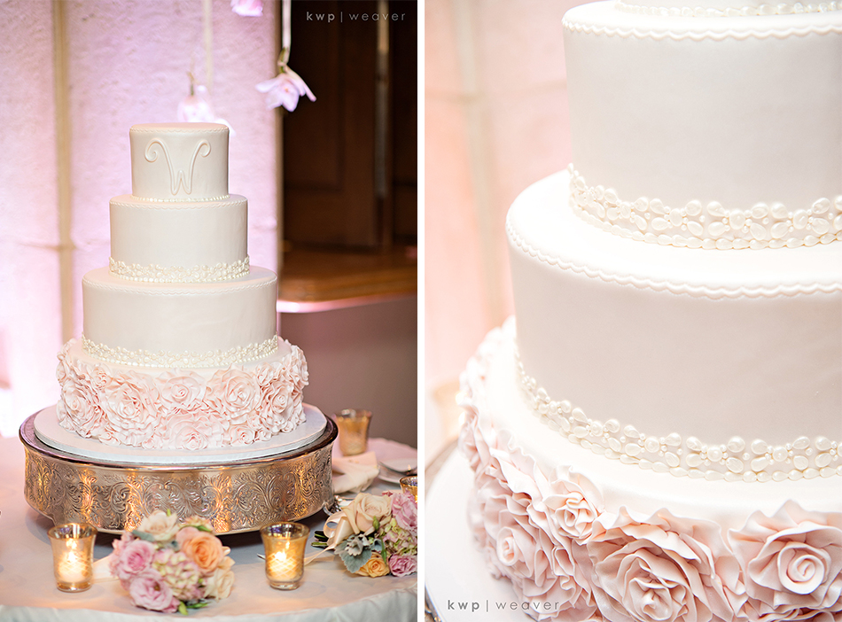 pearl wedding cake