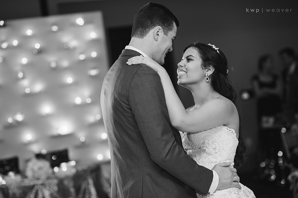 black and white first dance 