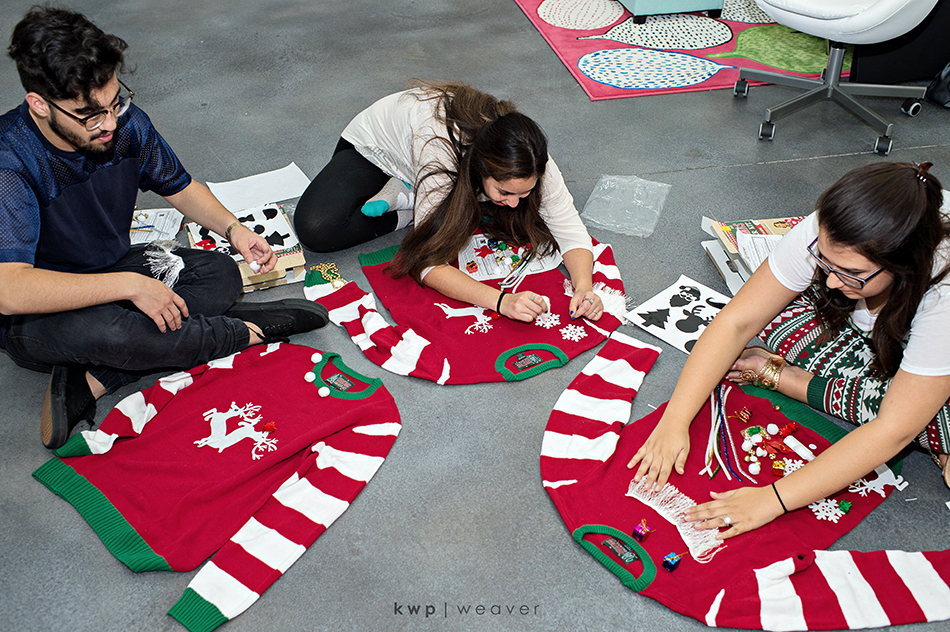 making ugly sweaters