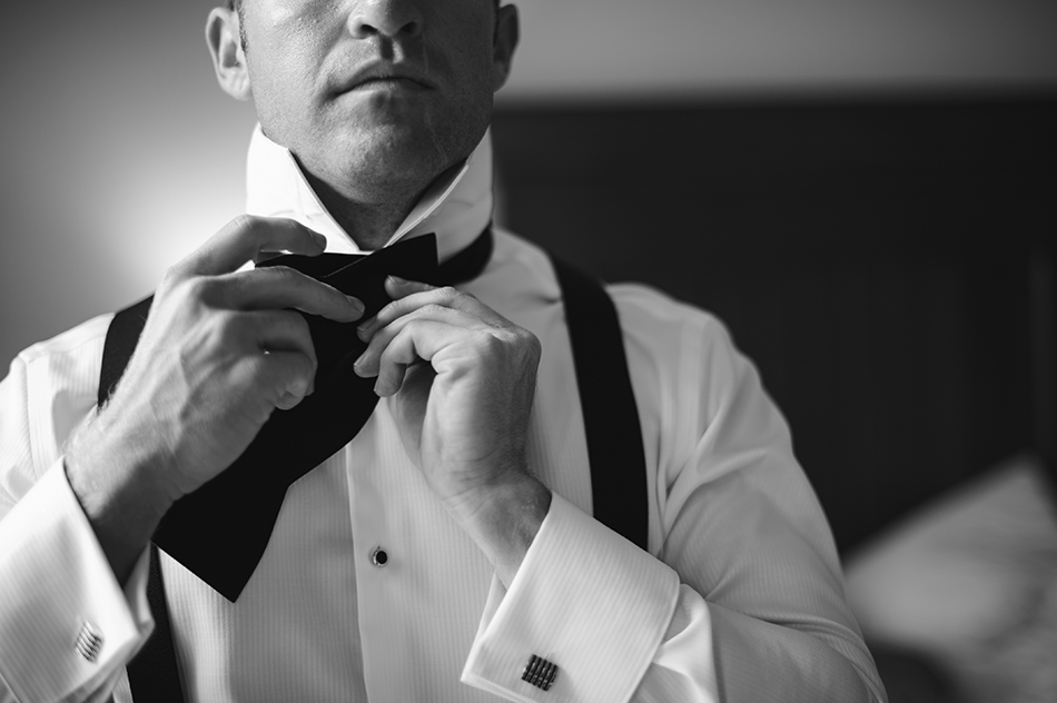 groom black and white