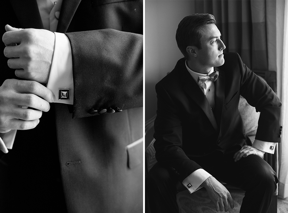 black and white groom photography