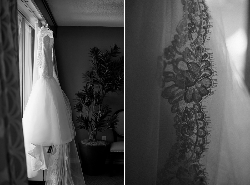 jim hjelm wedding gown details