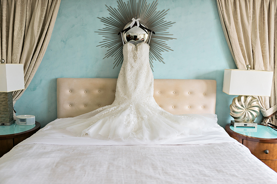 Allure strapless bridal gown