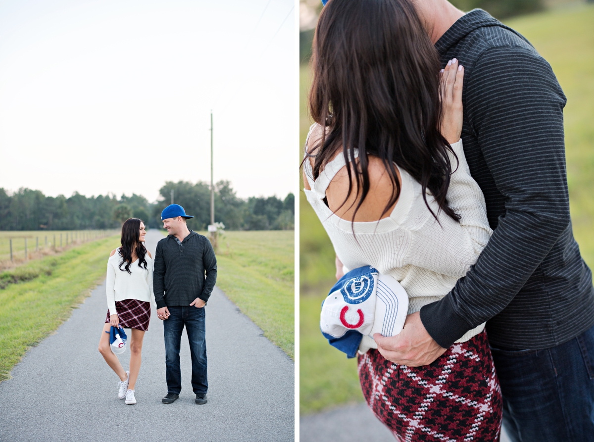World Series champs, Cubs, engagement session in Oviedo, FL