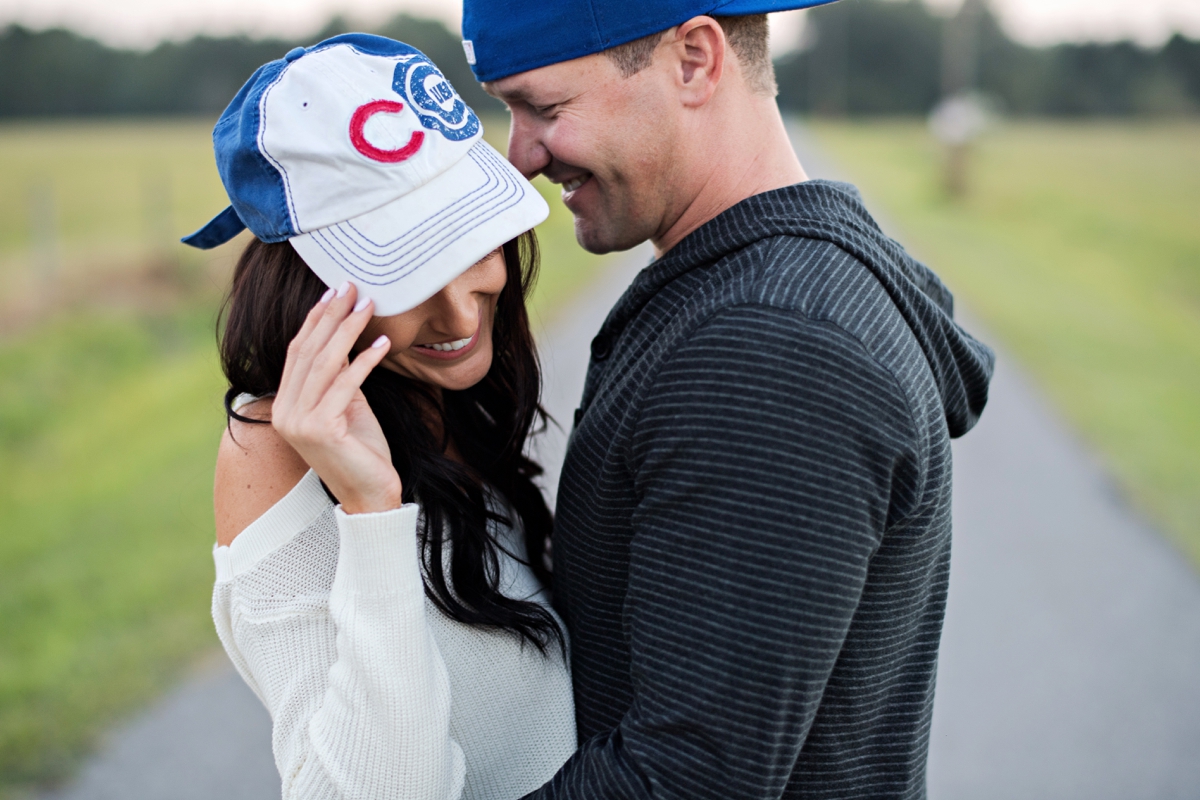 Cubs engagement session by Kristen Weaver Photography