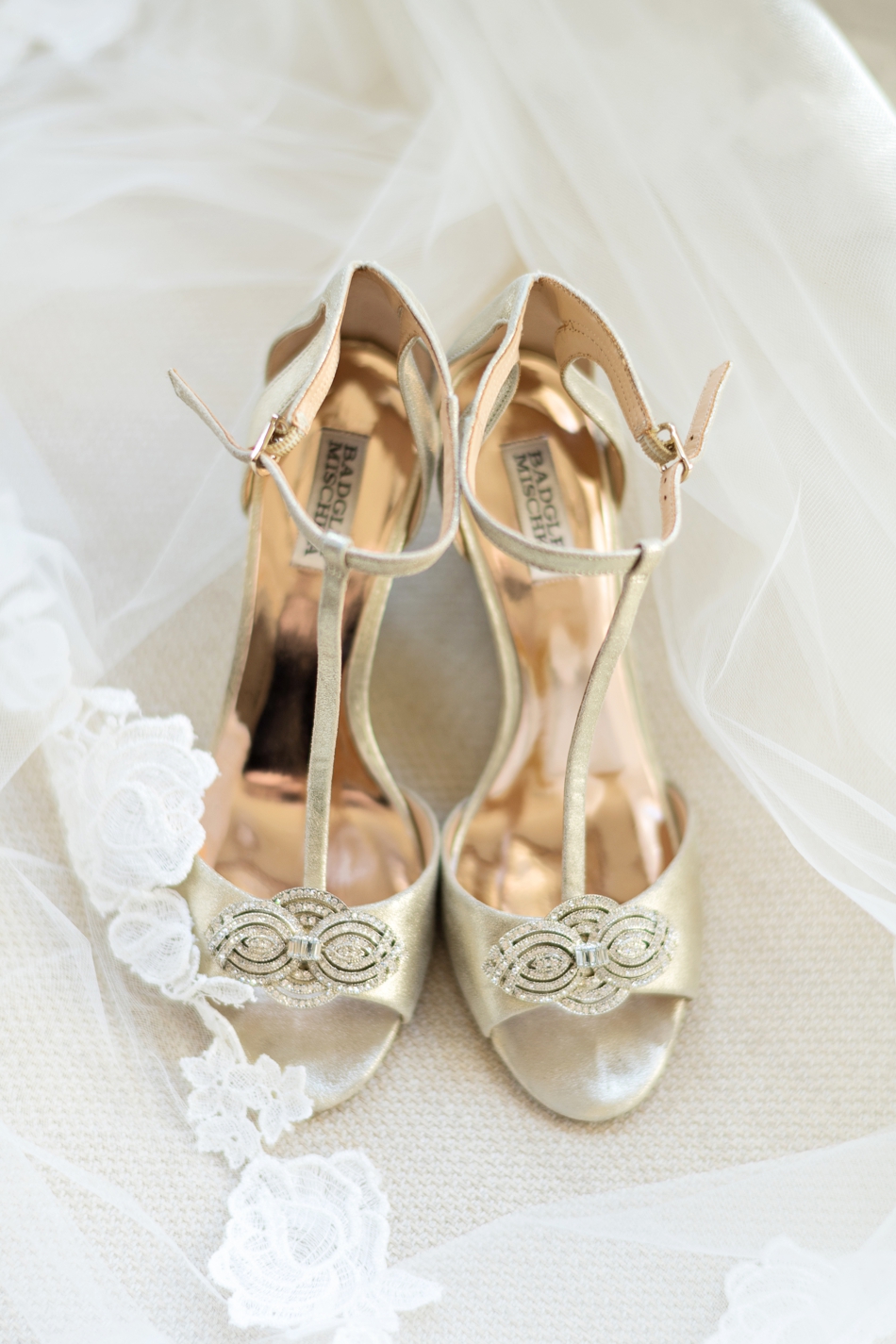 Badgley Mischka wedding shoes