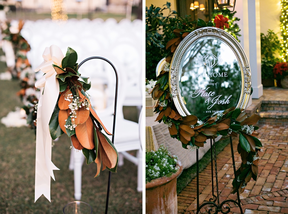 magnolia wedding day details