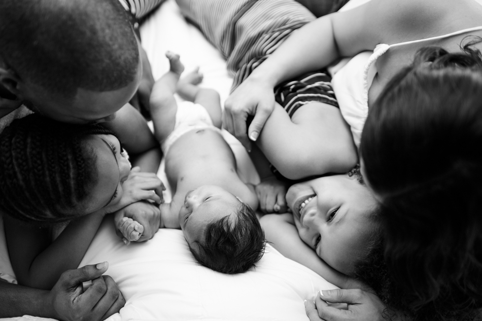 family photo shoot for newborn