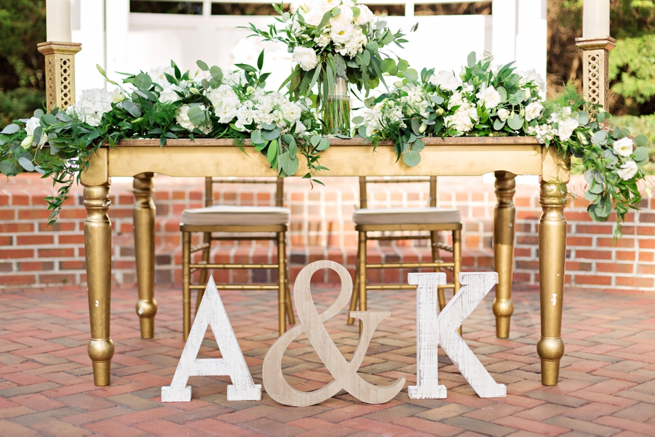 Big letters for wedding decor 