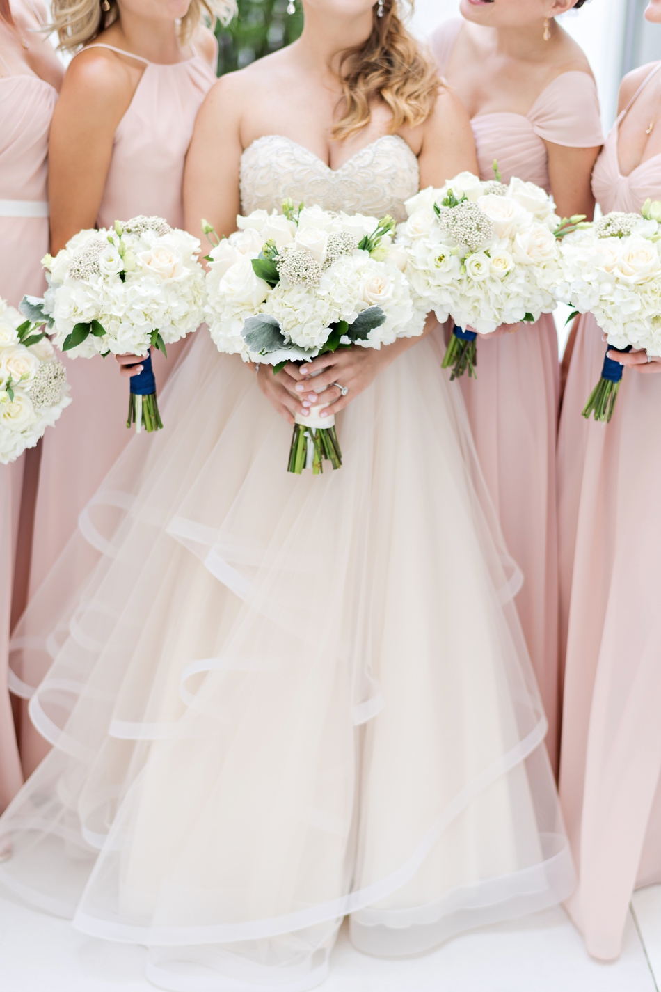 Detail of bridal bouquet 