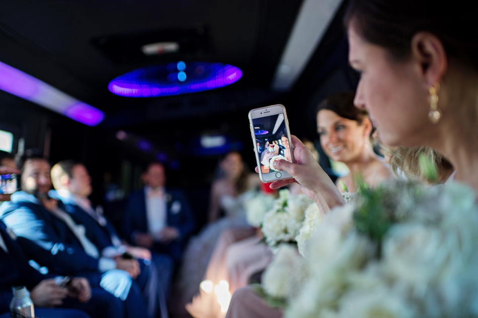 Selfie on wedding day 