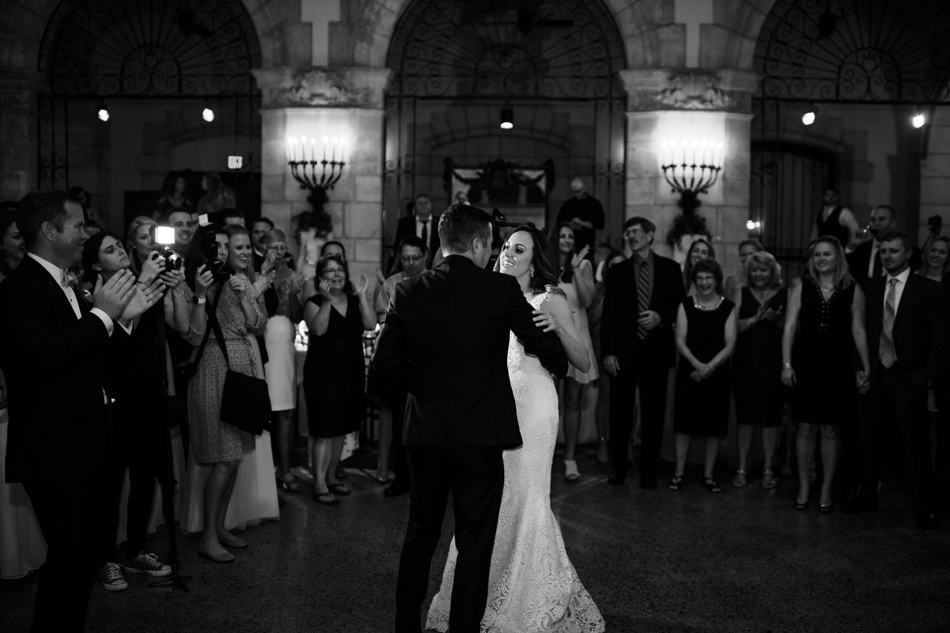 first dance black and white