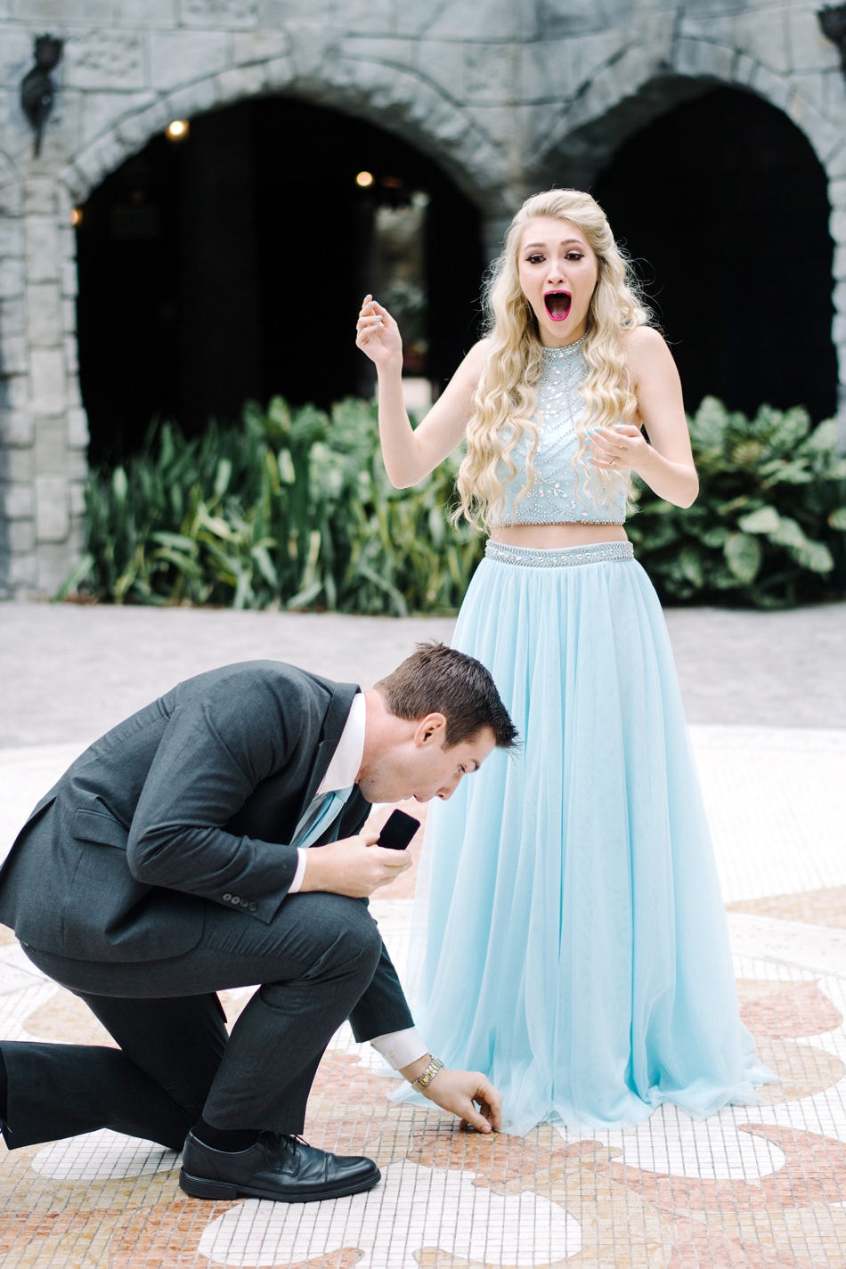 guy drops ring during proposal