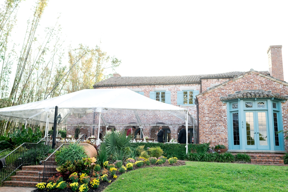 tented reception in winter park