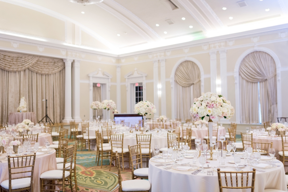 ballroom at the vinoy wedding reception