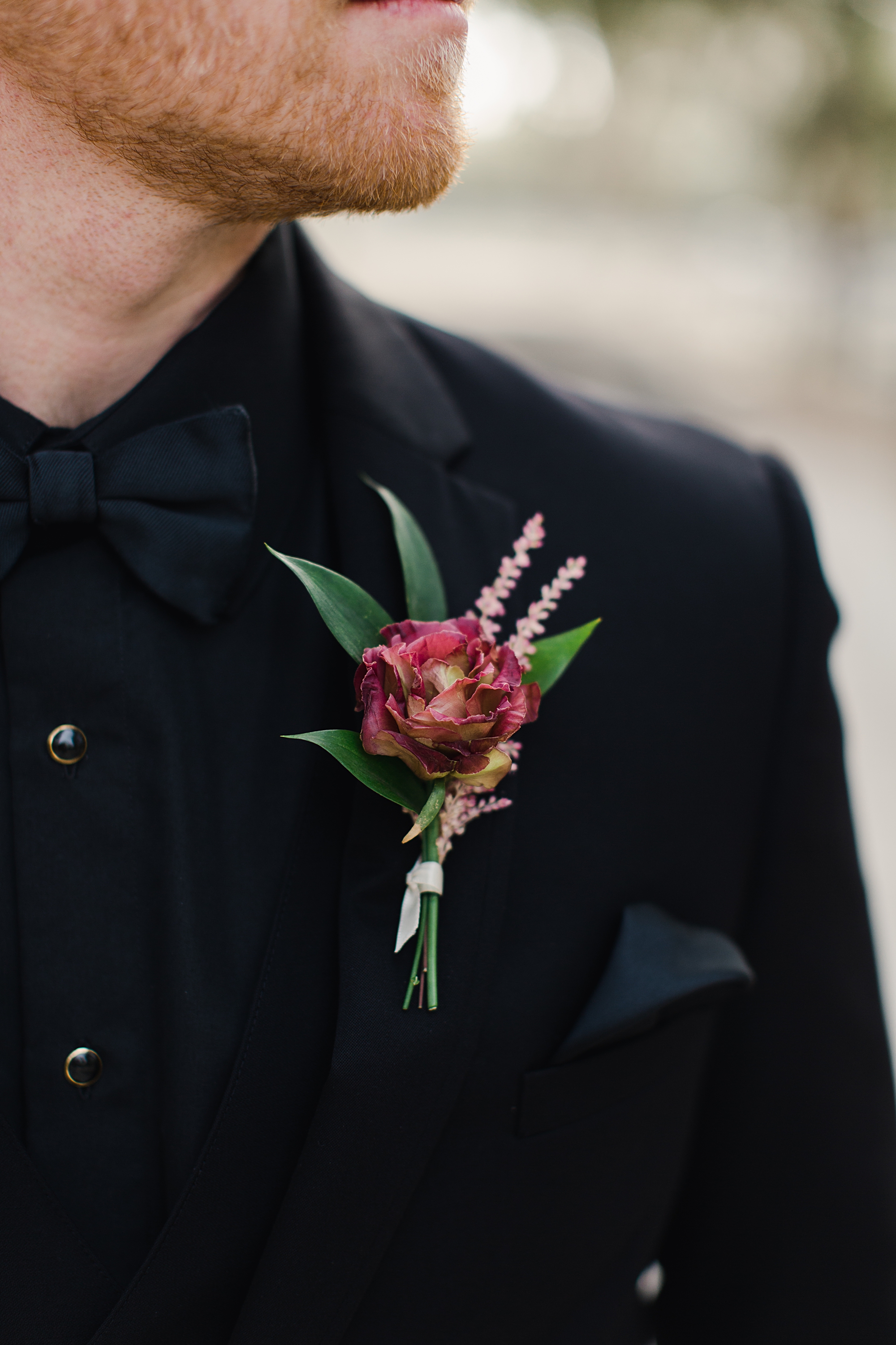 rustic boutonniere 