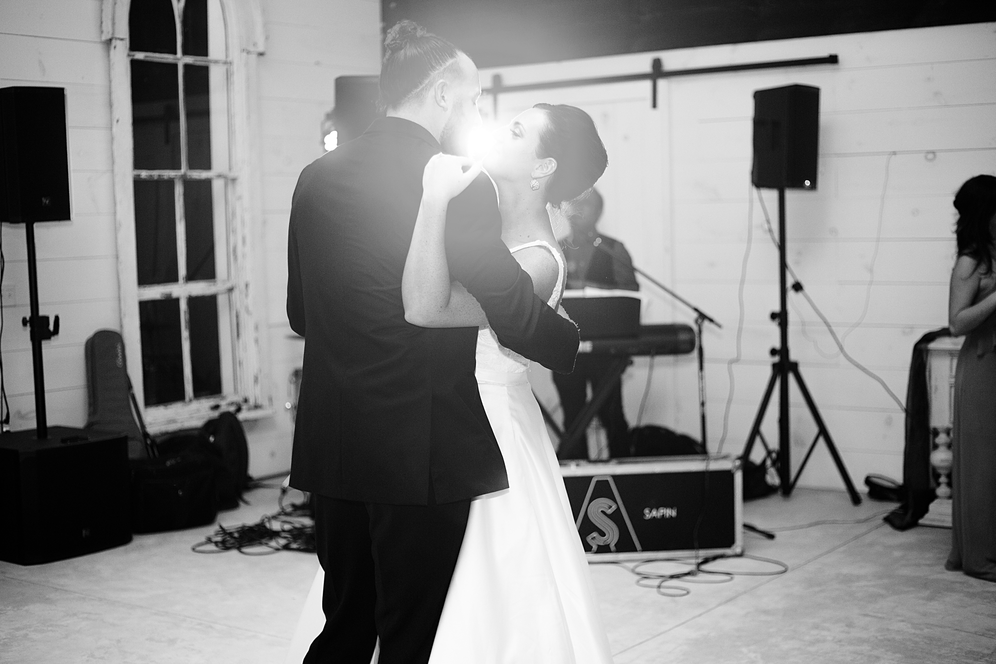black and white first dance