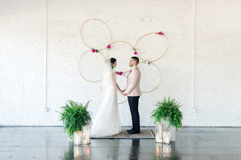Amethyst and Protea downtown loft wedding inspiration