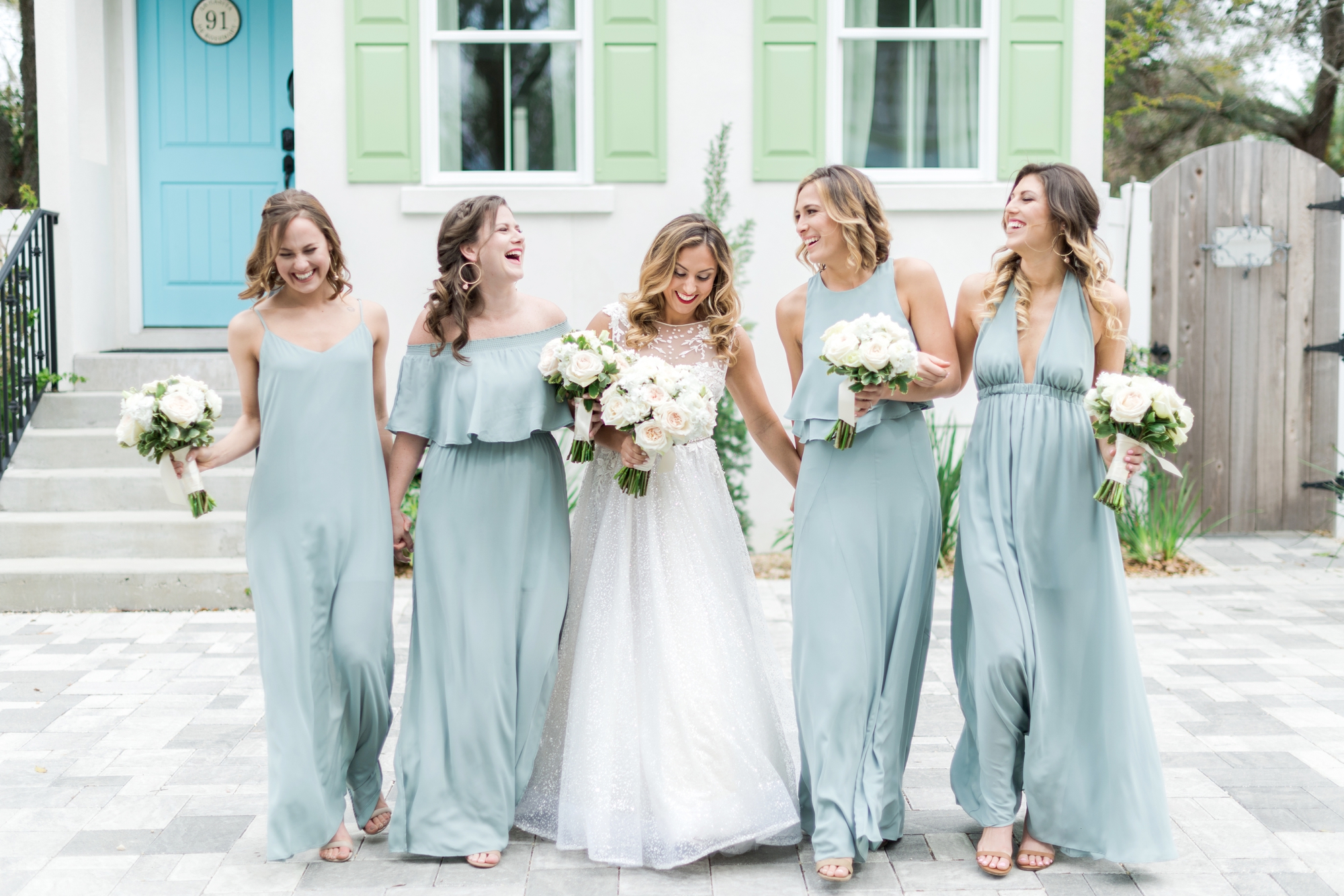 mix and match bridesmaid dresses