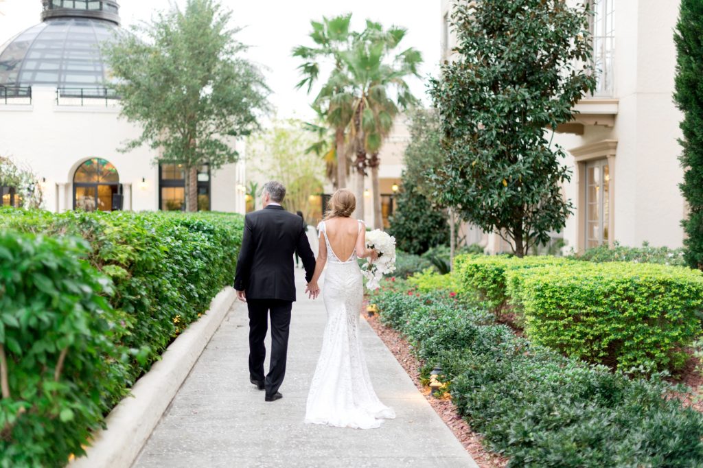 A rainy wedding day with an All-American finale at The Alfond Inn