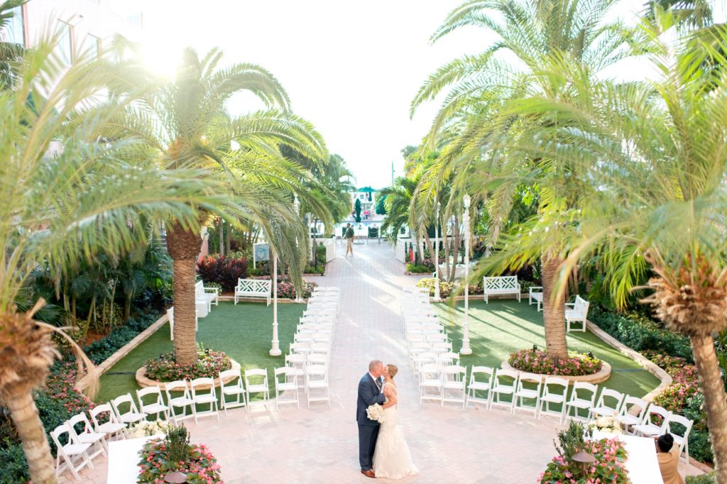 Beachfront Don Cesar Wedding and Sunset Reception Sneak Peek