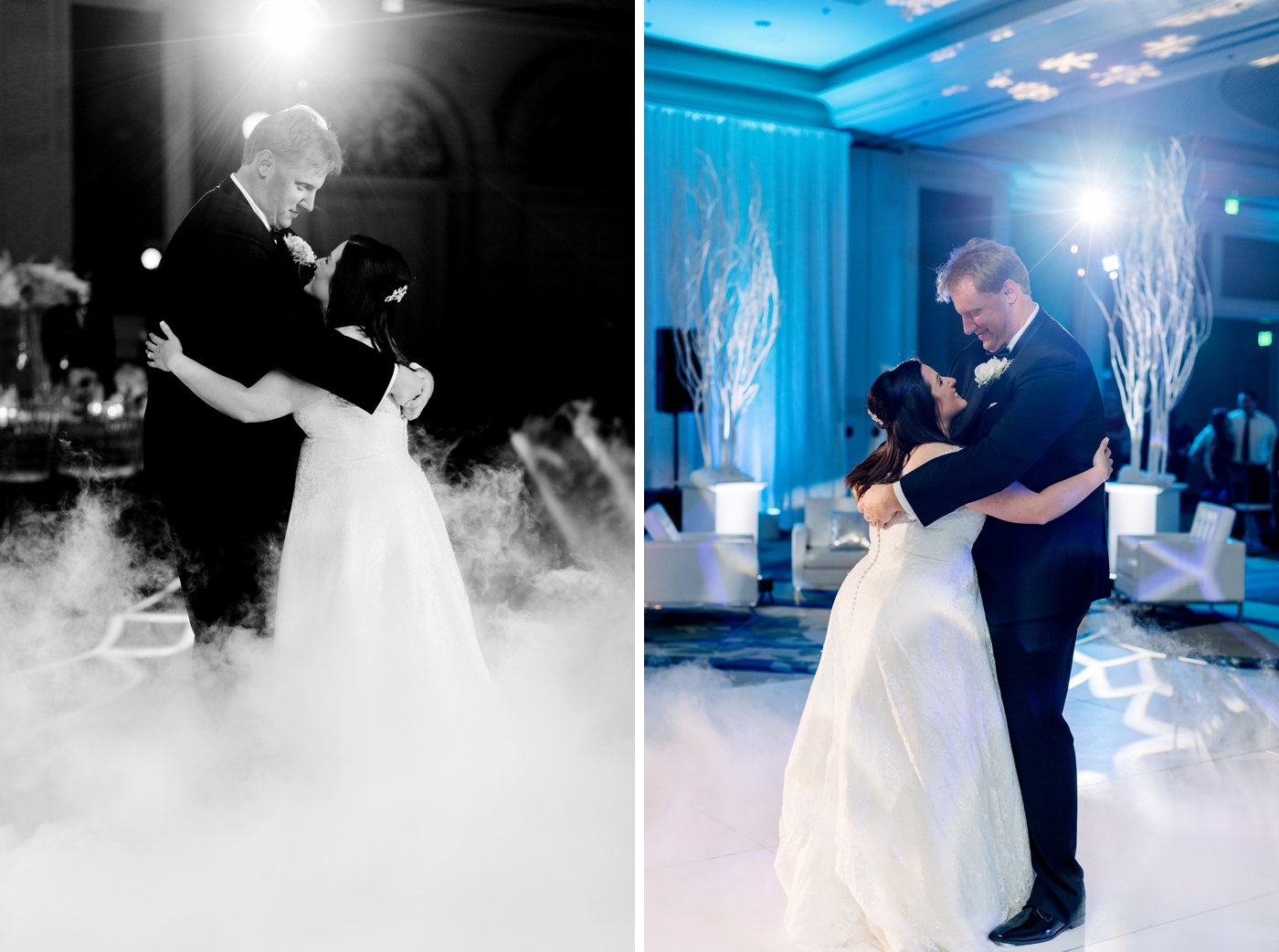 first dance with dry ice