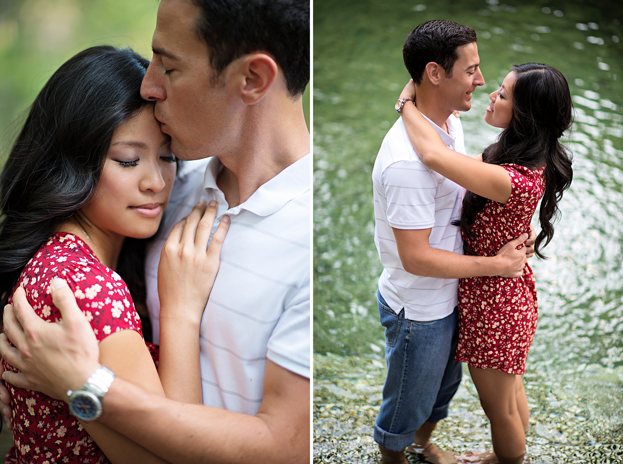 blue springs engagement session