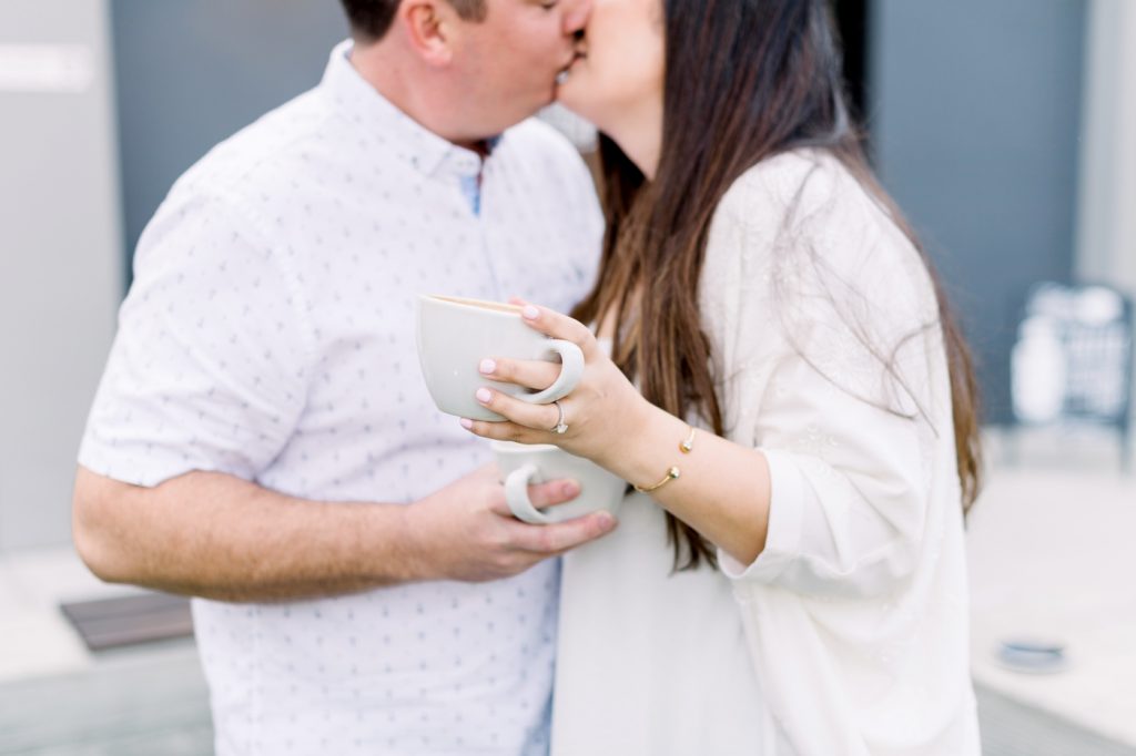 Coffee Shop Engagement with Selina and Danny