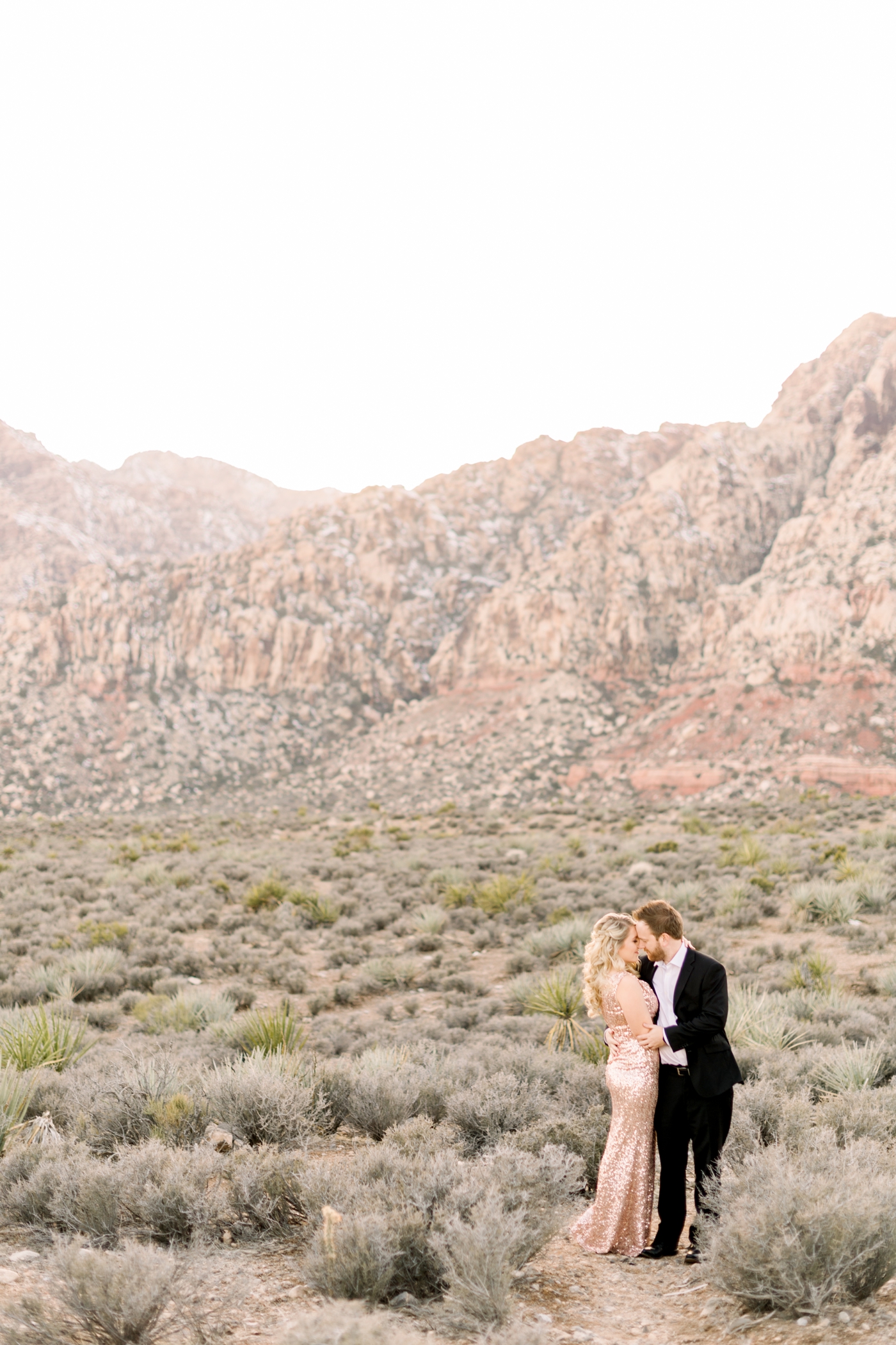red rock canyon engagement session
