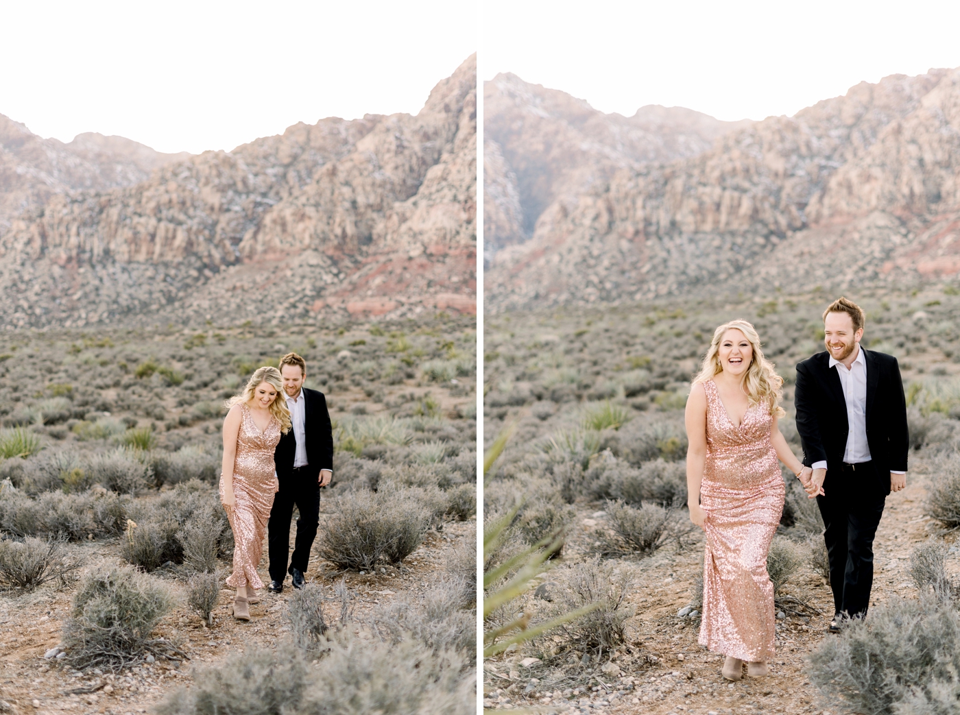 red rock canyon engagement photographer