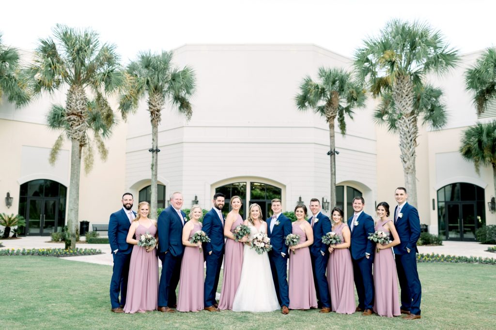 Sweet lavender palette for this Omni Championsgate wedding