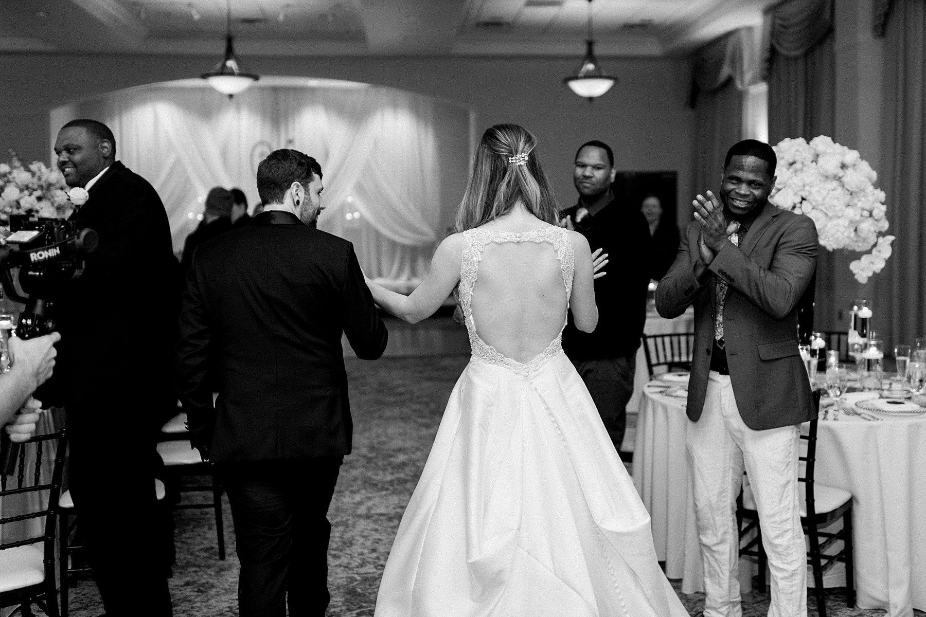 black & white wedding photographer