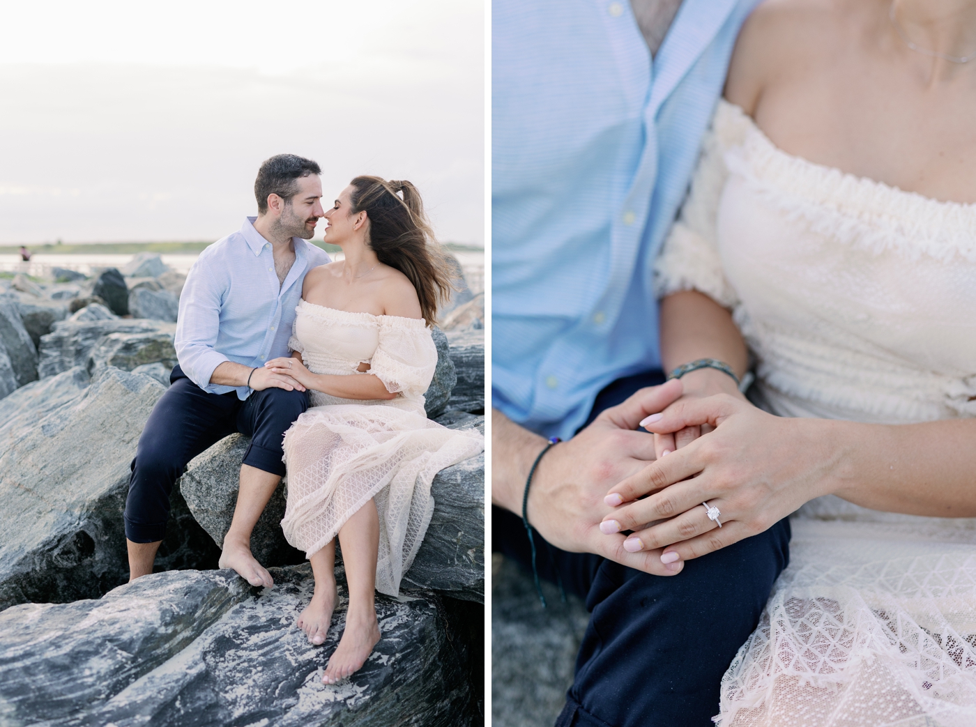 jetty park engagement session