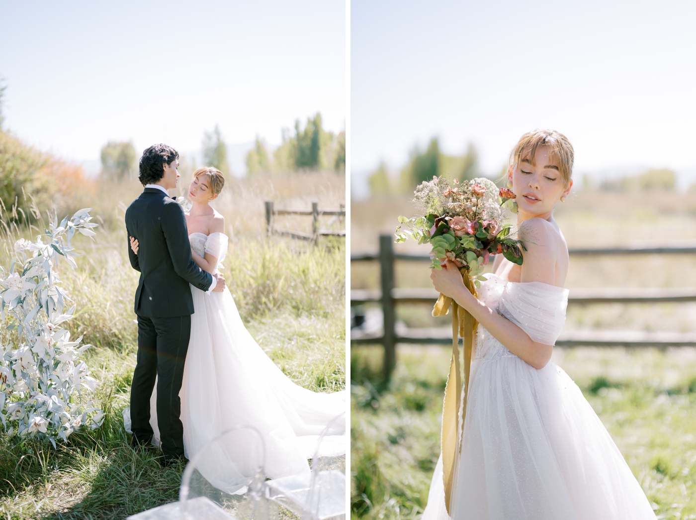 bride and groom portrait photographer