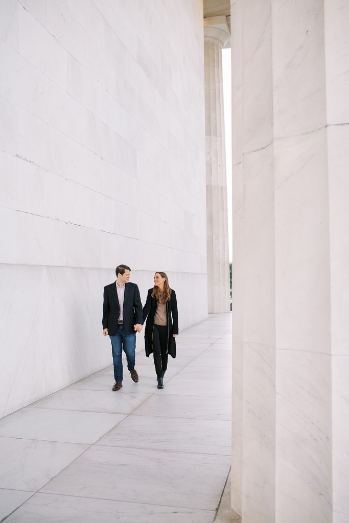 lincoln memorial engagement photographer