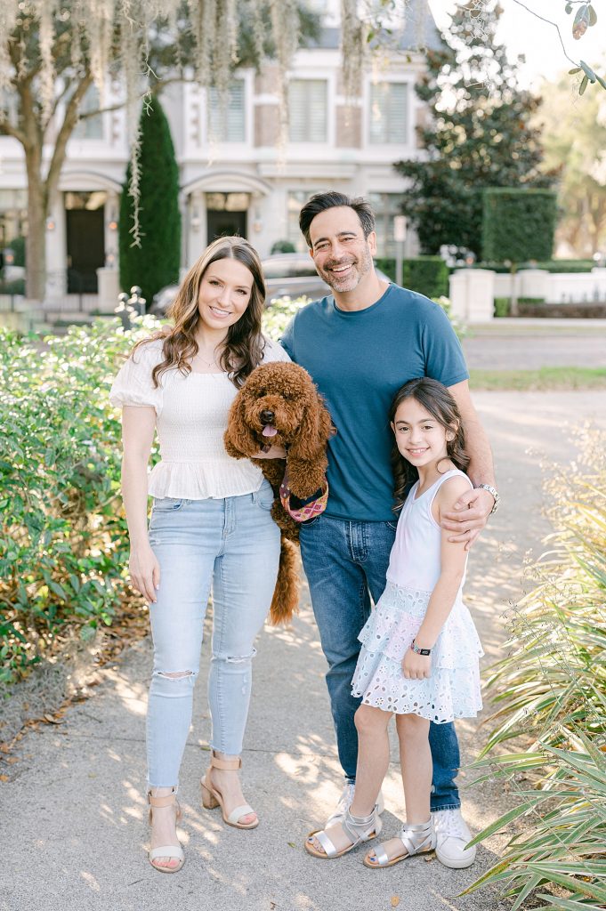 family photos with dog