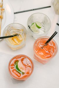 colorful drinks