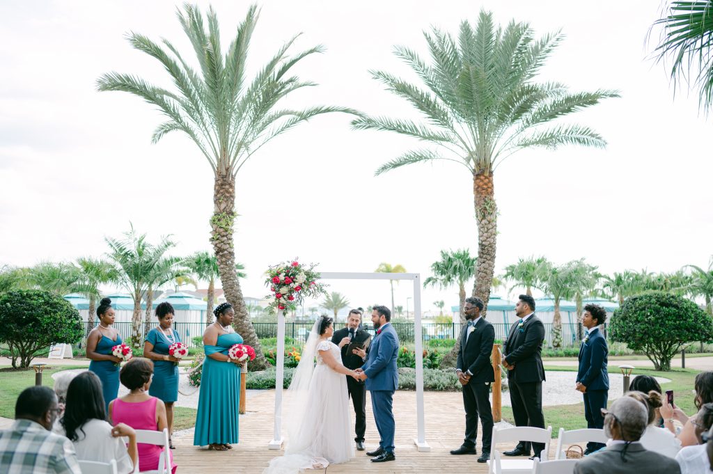 Wish Upon a Wedding granted a dream wedding to Yvette and Tyrone at Margaritaville Resort