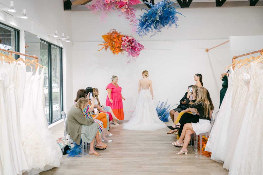 The Bridal Finery fashion presentation to view the 2023 wedding trends