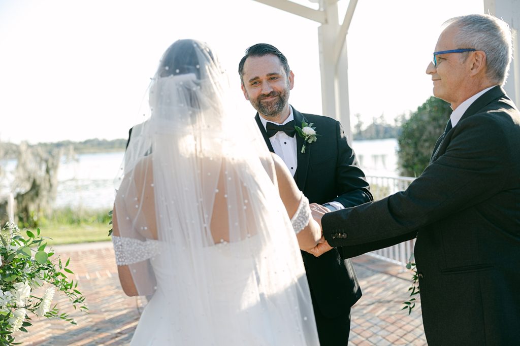 outdoor ceremony at cypress grove