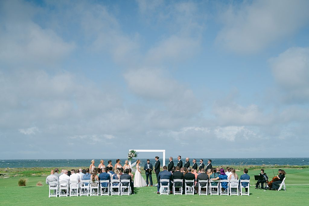 oceanfront ceremony at hammock beach