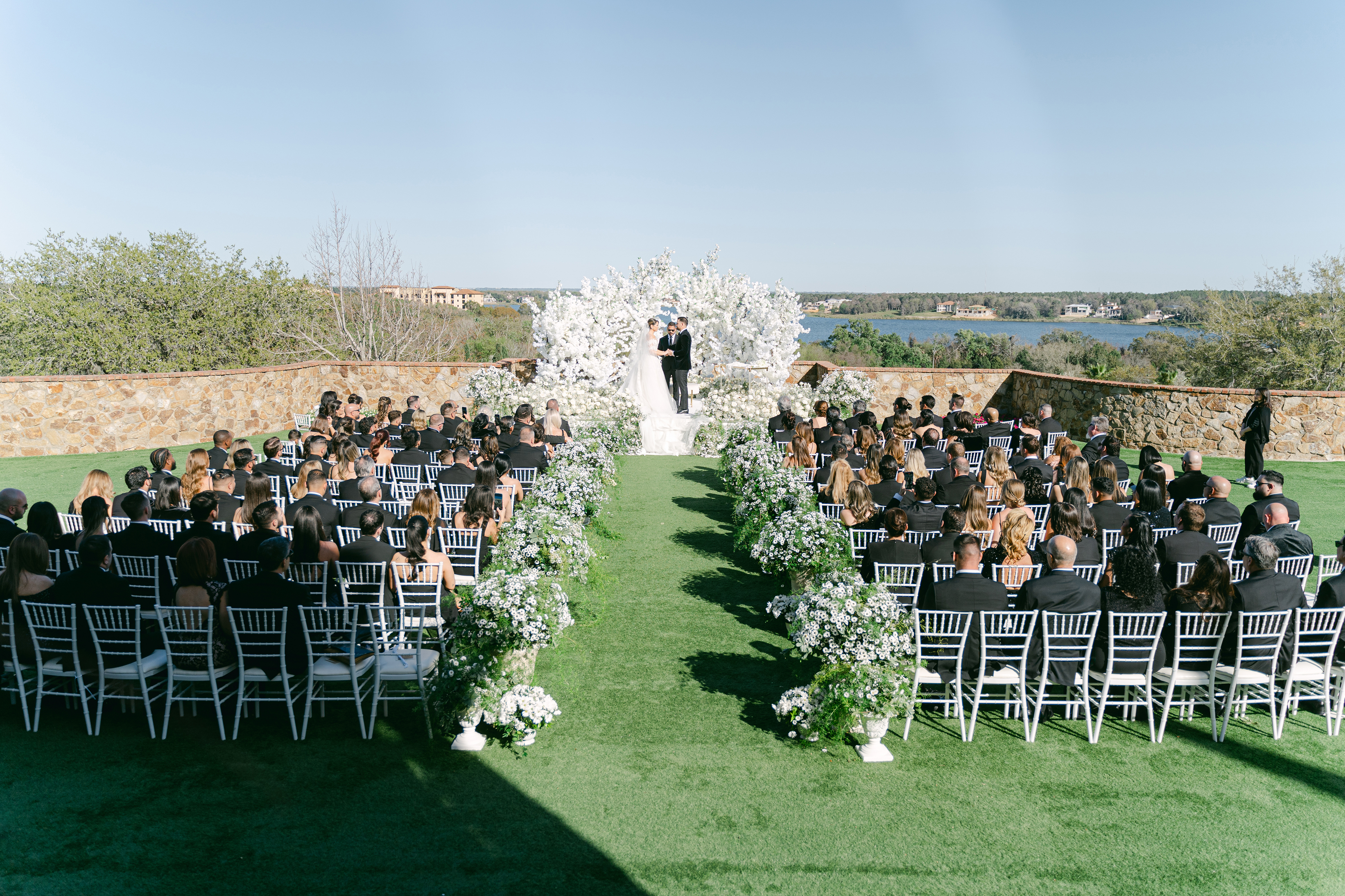 bella collina wedding ceremony