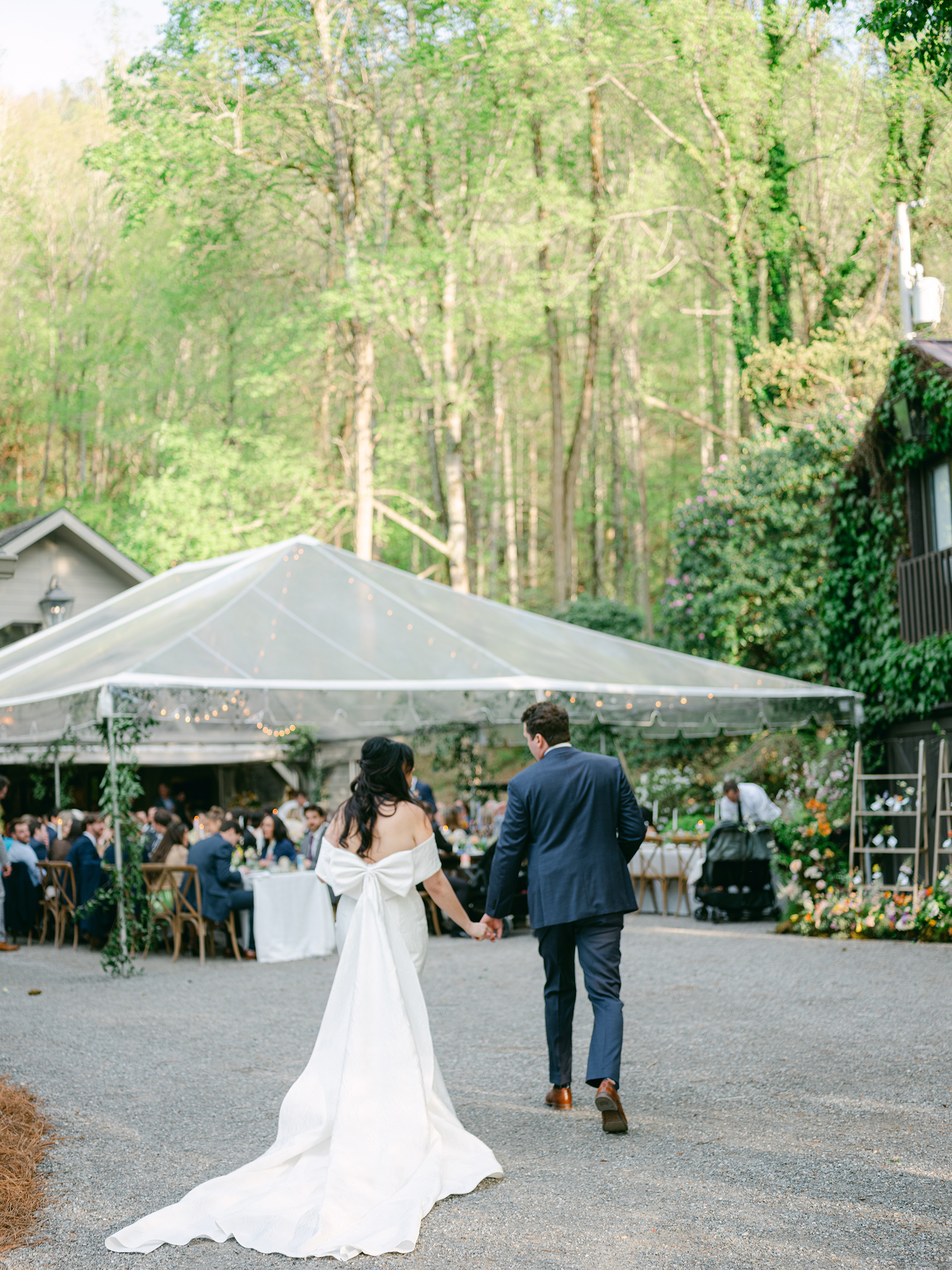 tented wedding reception