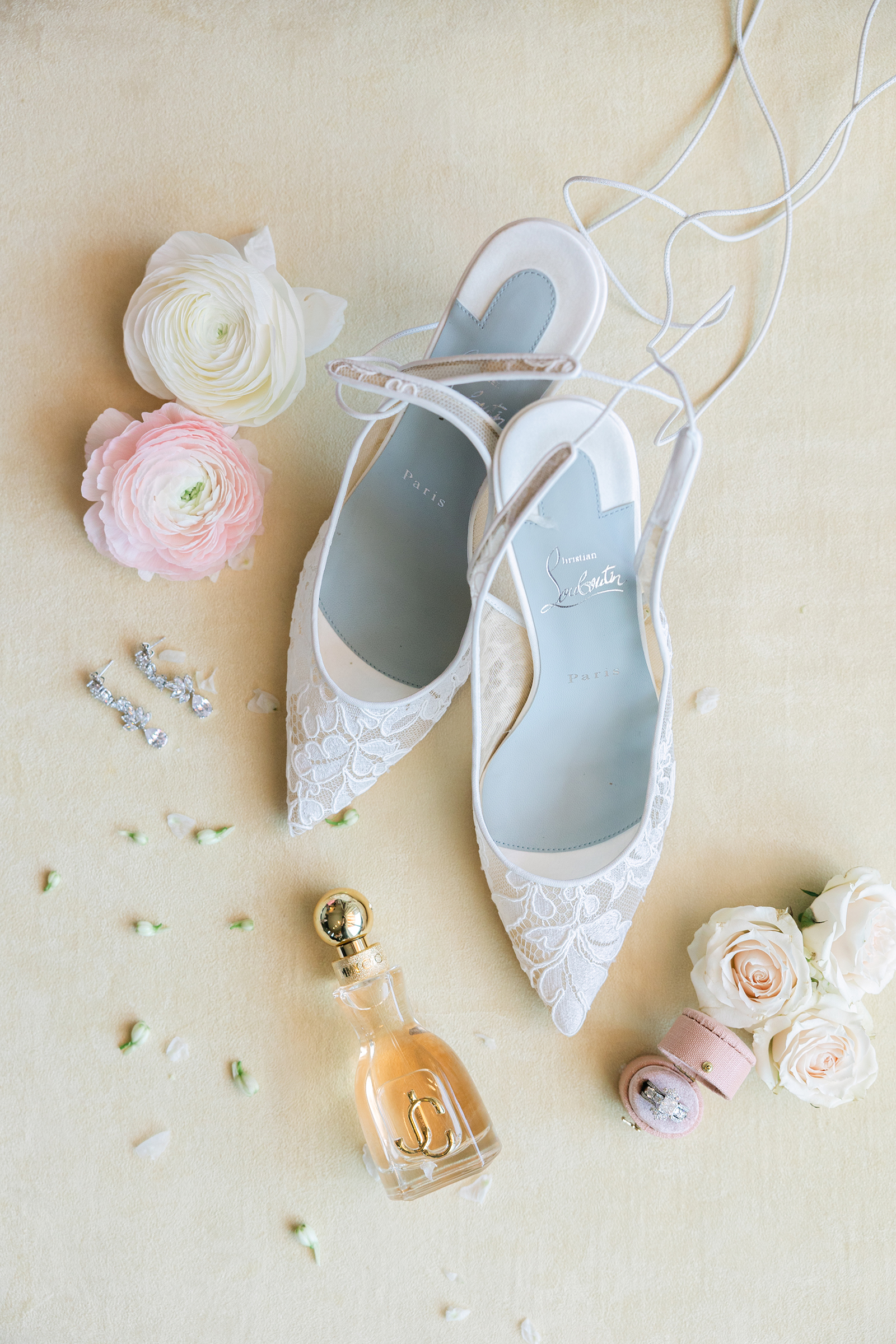 Louboutin bridal shoes