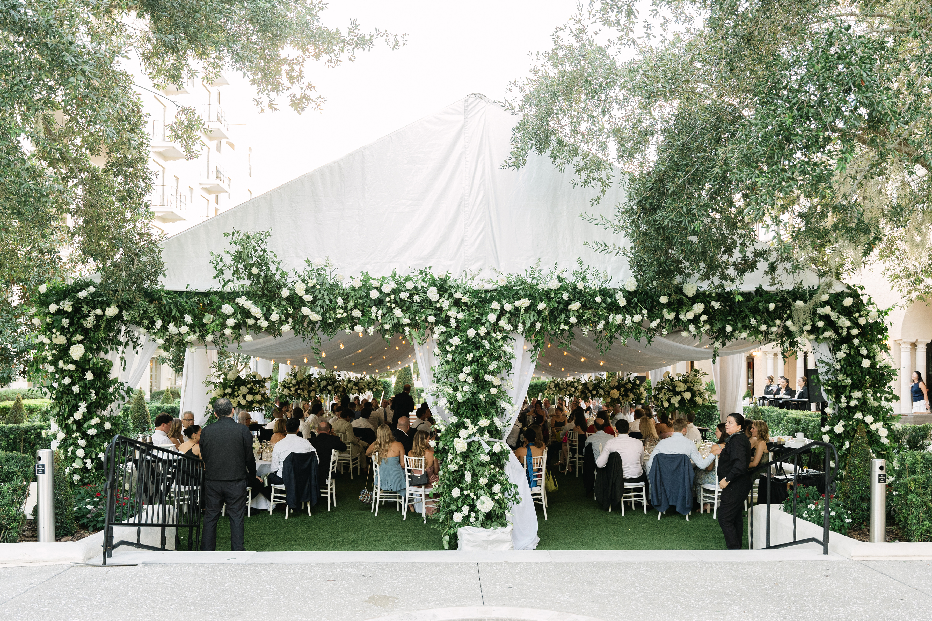 tented alfond inn wedding