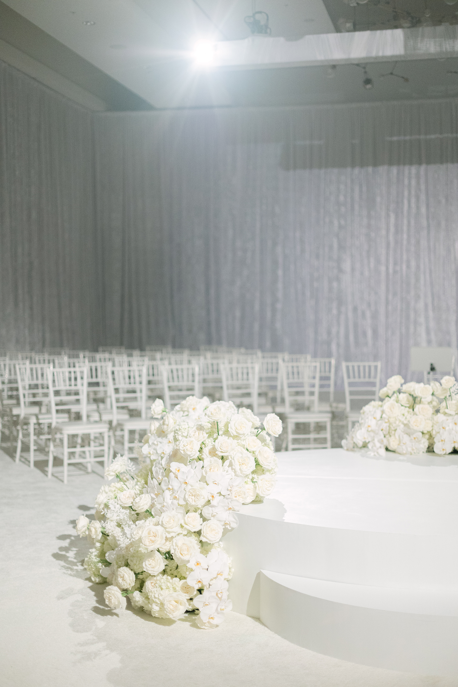 ballroom wedding ceremony