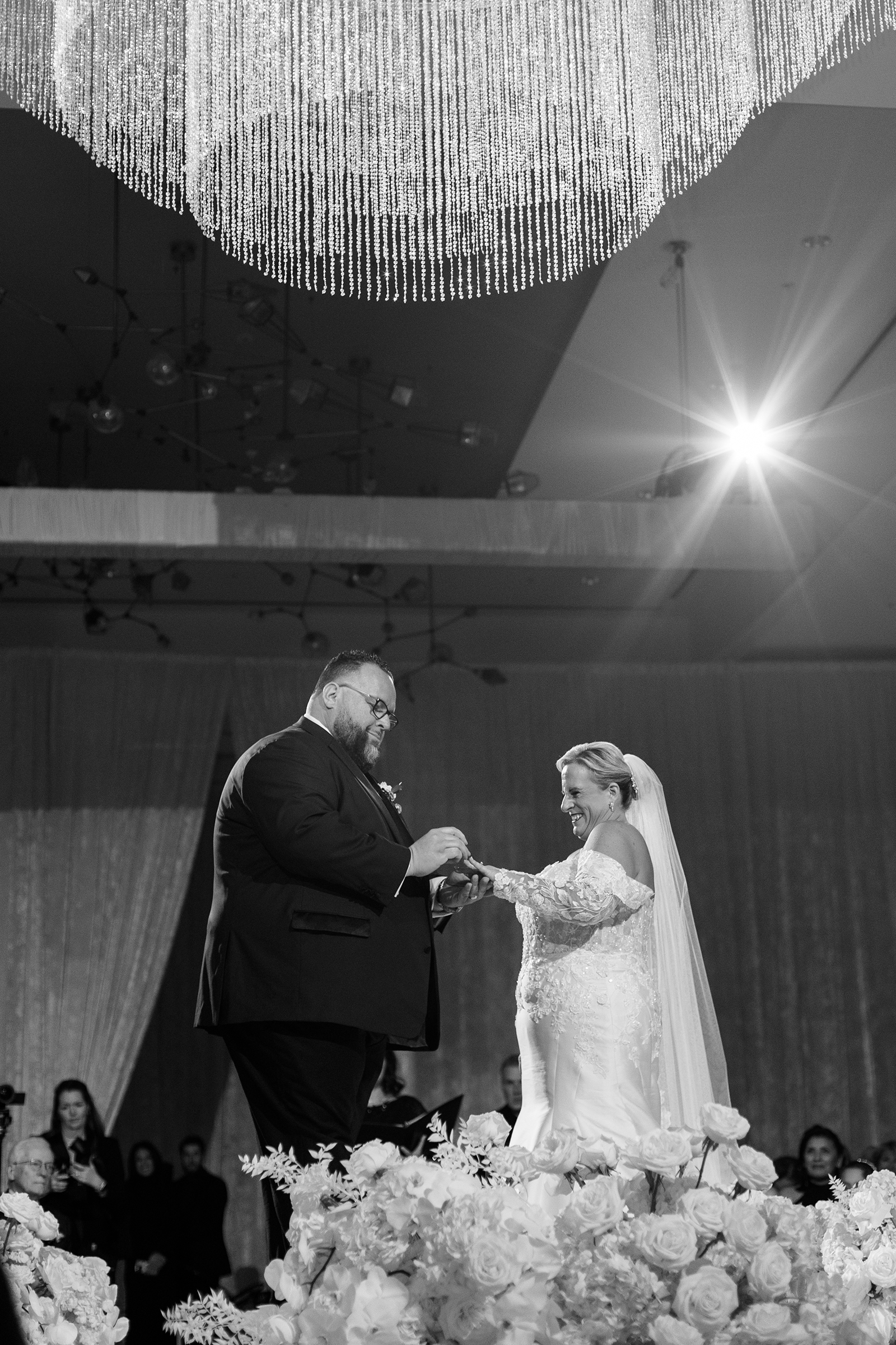 ballroom wedding ceremony