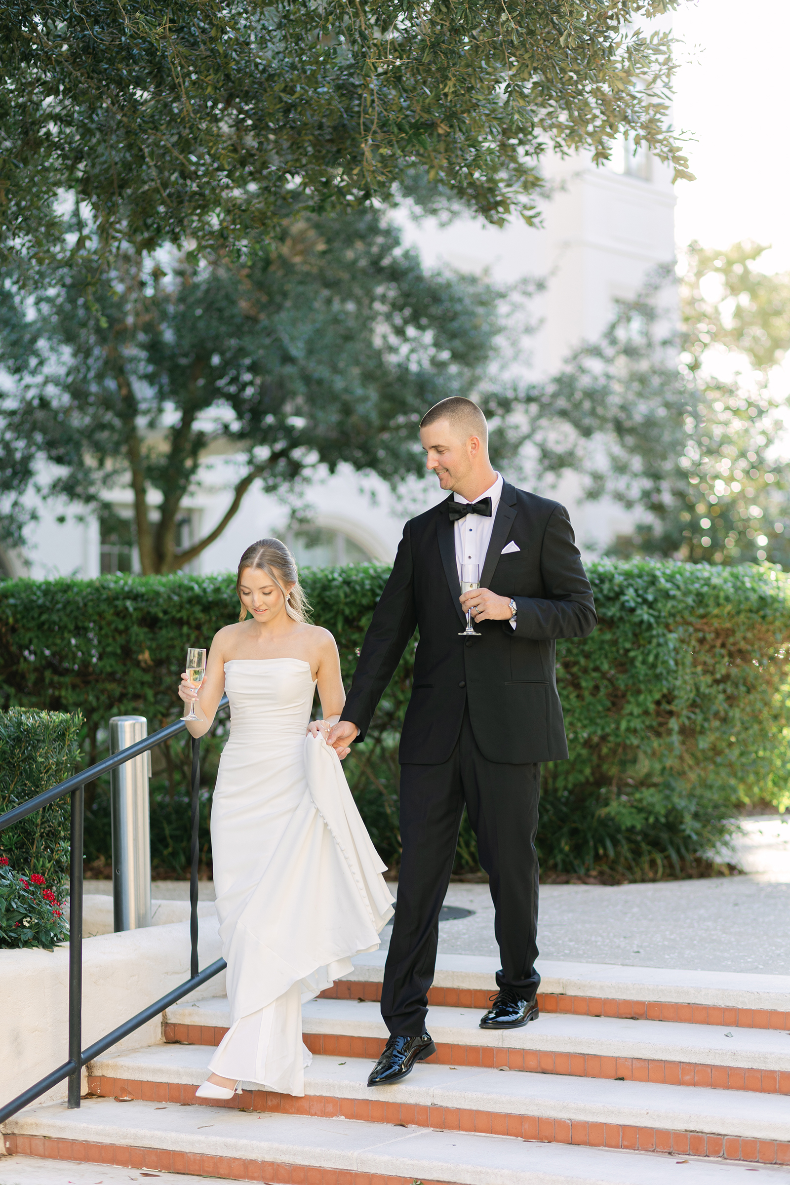 bride and groom portrait